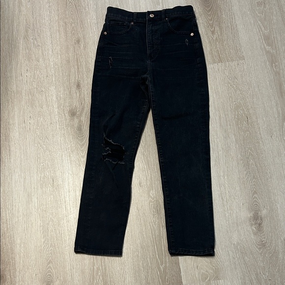 Express Denim - Express Slim High Rise Distressed Women Jeans Sz 4R